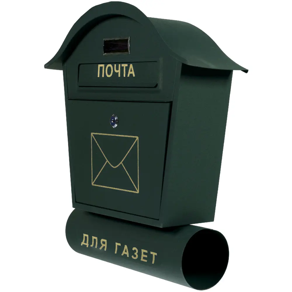 Ящик почтовый Standers YX-M001-GN, стальной, цвет зелёный STLM-2009760
