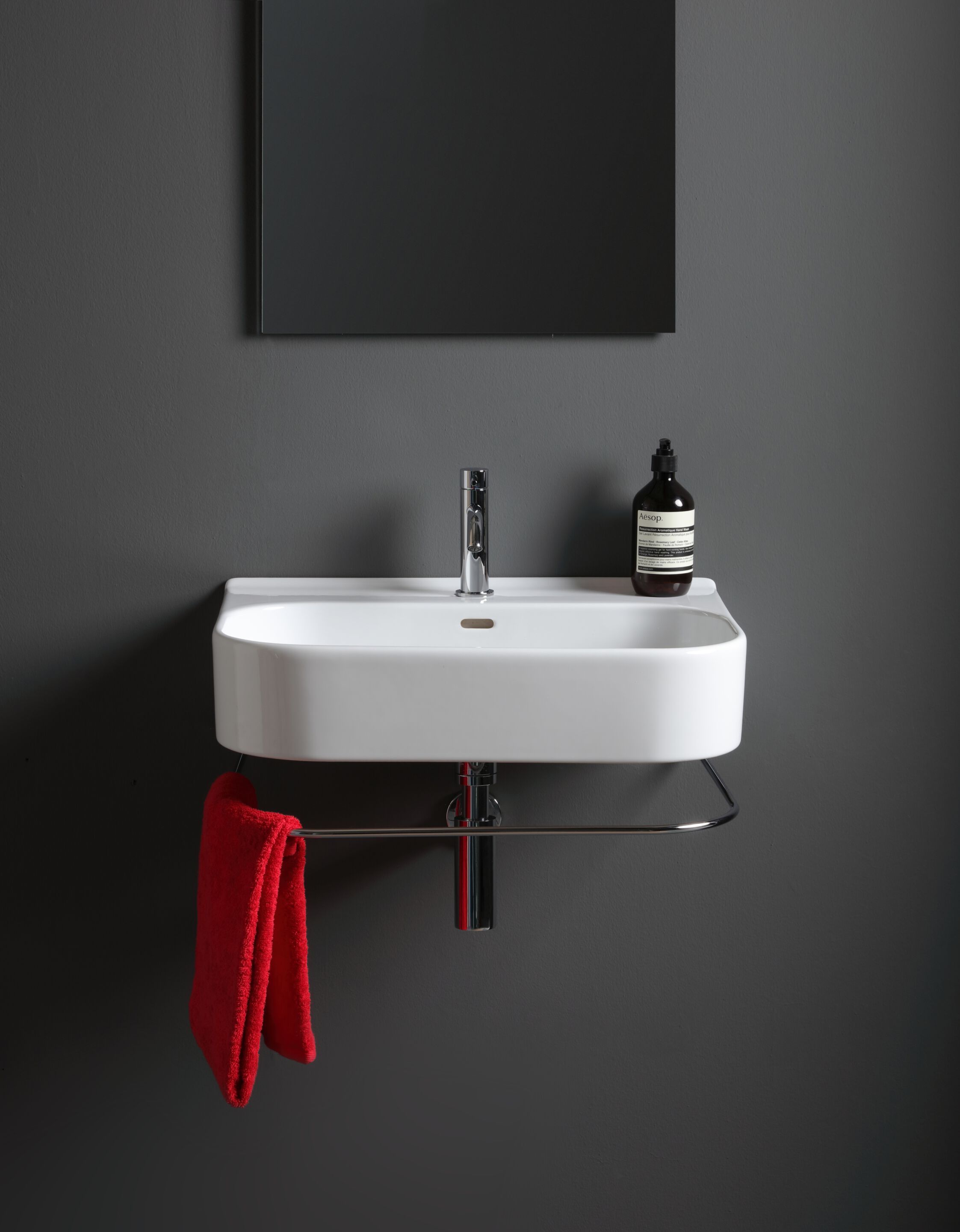 Керамическая овальная подвесная раковина Olympia Ceramica Synthesis Eco ARCH-00021465 - Вид №2