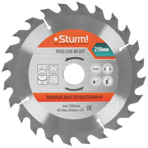 Диск пильный Sturm! 9020-210x30x24T 1287311