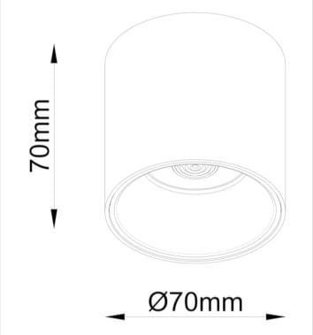 Потолочный металлический светодиодный прожектор с регулируемой яркостью Maytoni ARCH-00117106 - Вид №23