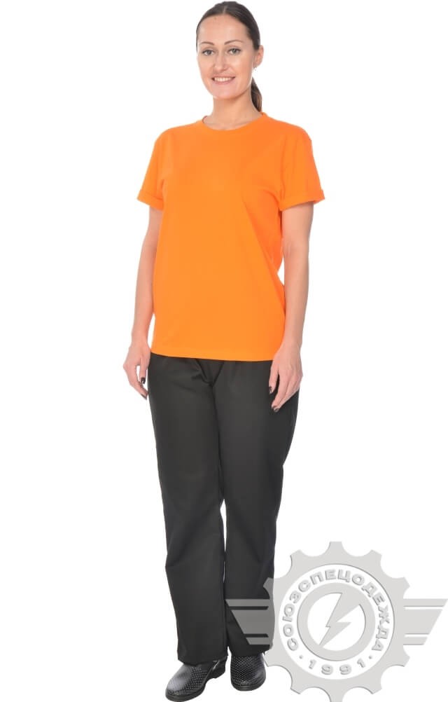 4958212 Футболка оранжевая  Одежда для официантов  размер XL (50-52) Спецодежда  - Вид №9