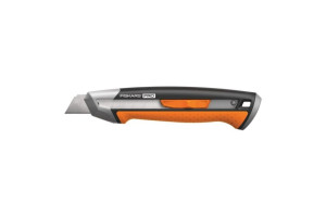 16494245 Строительный нож с выдвижным сменным лезвием 18мм CarbonMax 1027227 Fiskars
