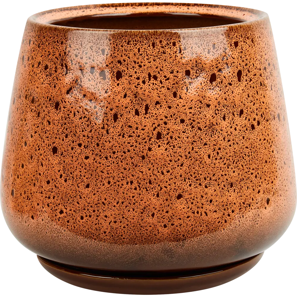 Горшок цветочный Gonchar Скарлет №2 Люкс ø19 h22 v5.5 л керамика медный Товар без серии STLM-2207283