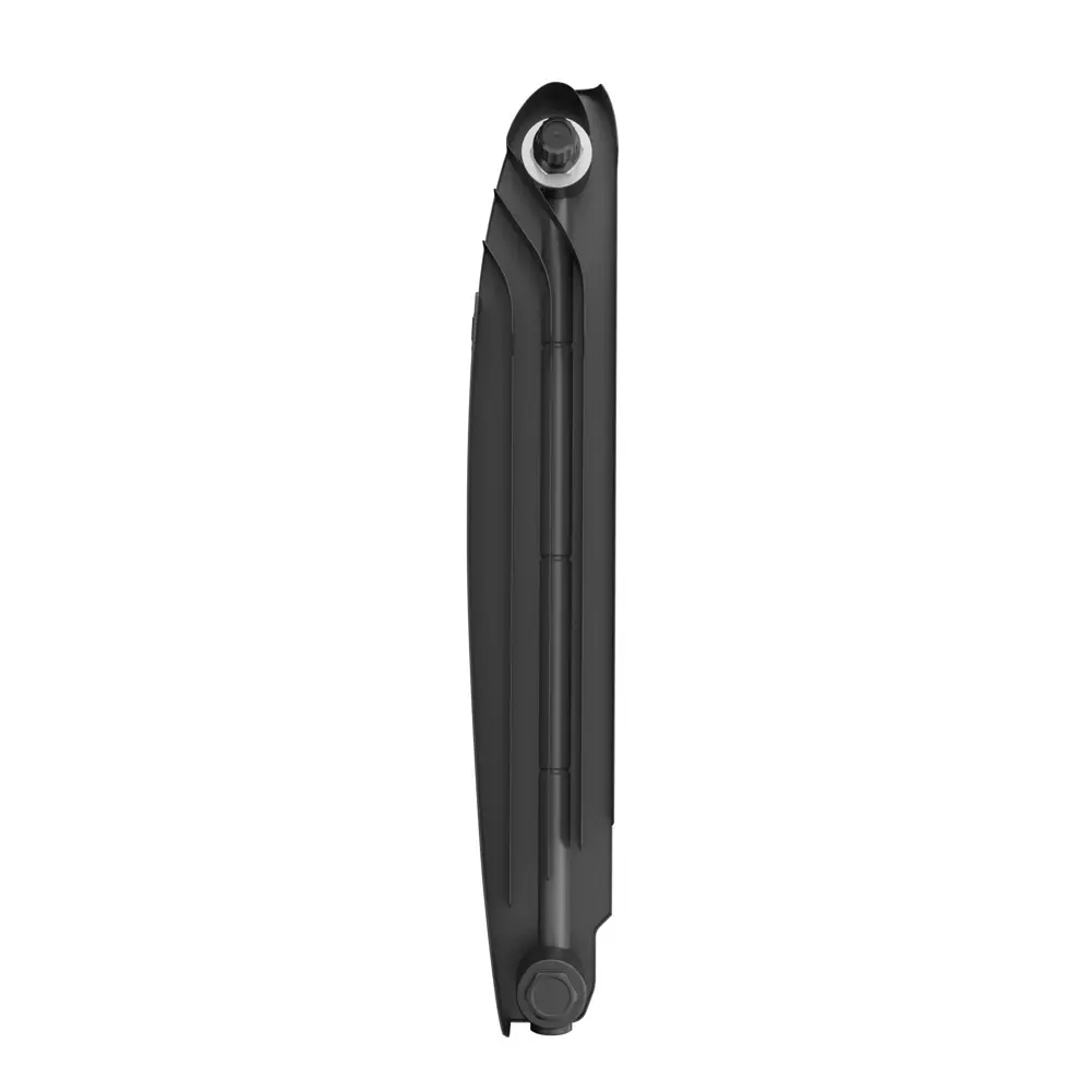 Радиатор секционный Royal Thermo Biliner 500/87 12 секций нижнее подключение биметалл черный 89391438 STLM-2108387 Отсутствует - Вид №2