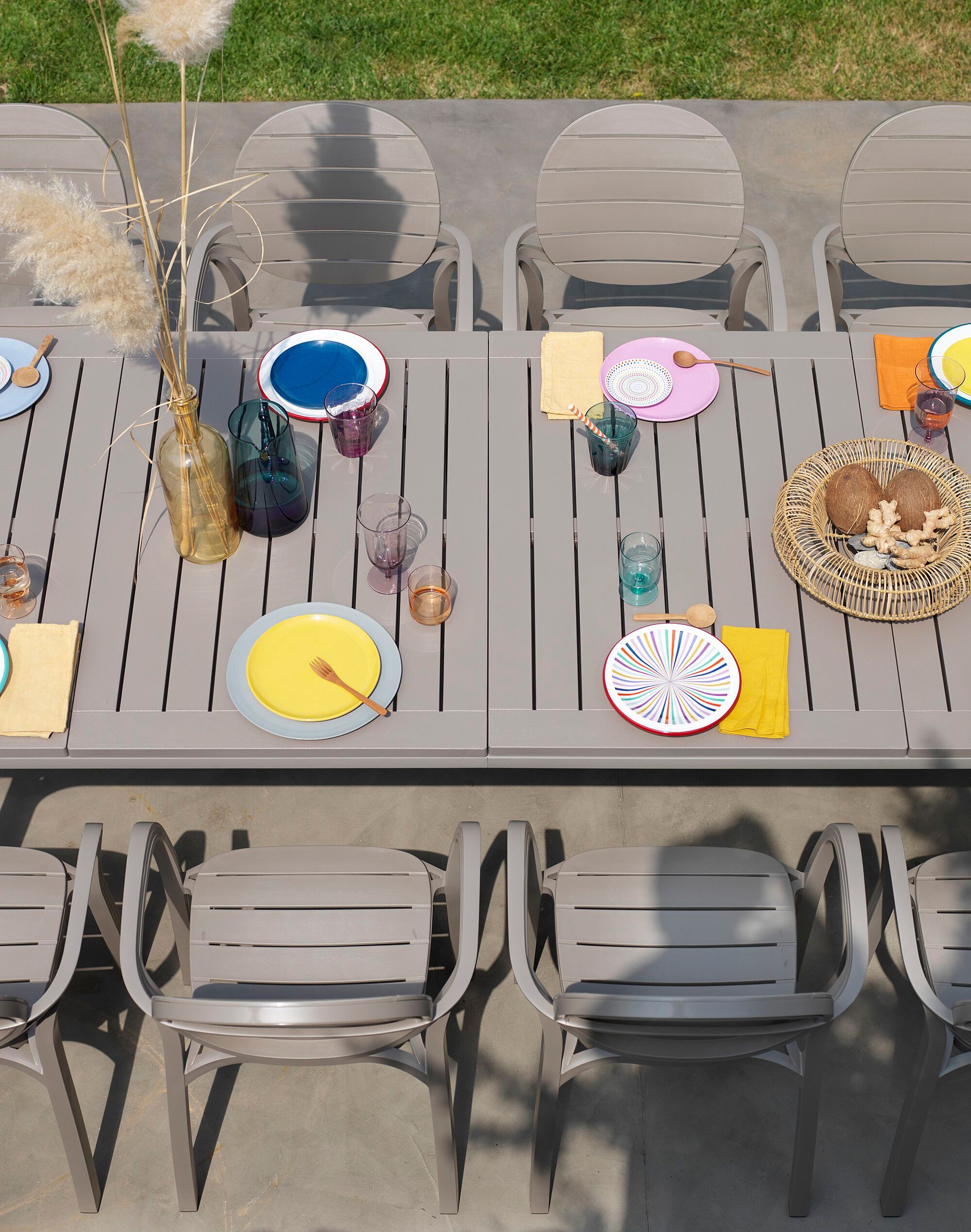 DurelTOP выдвижной прямоугольный садовый стол Nardi Лавр-Пальма ARCH-00066651 - Вид №3