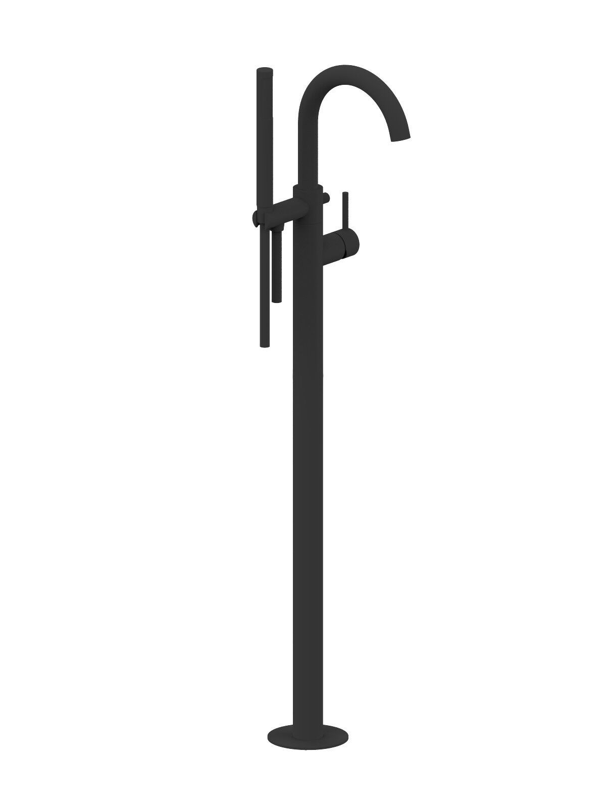 Однорычажный смеситель для ванны с ручным душем Rubinetterie Frattini Pepe XL ARCH-00061708 - Вид №8