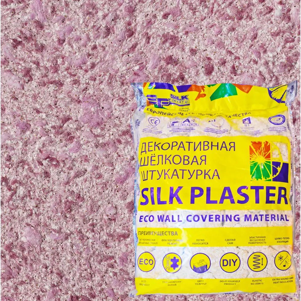 Жидкие обои Silk Plaster Виктория 713 0.9 кг цвет розовый 82453426 STLM-2037628 