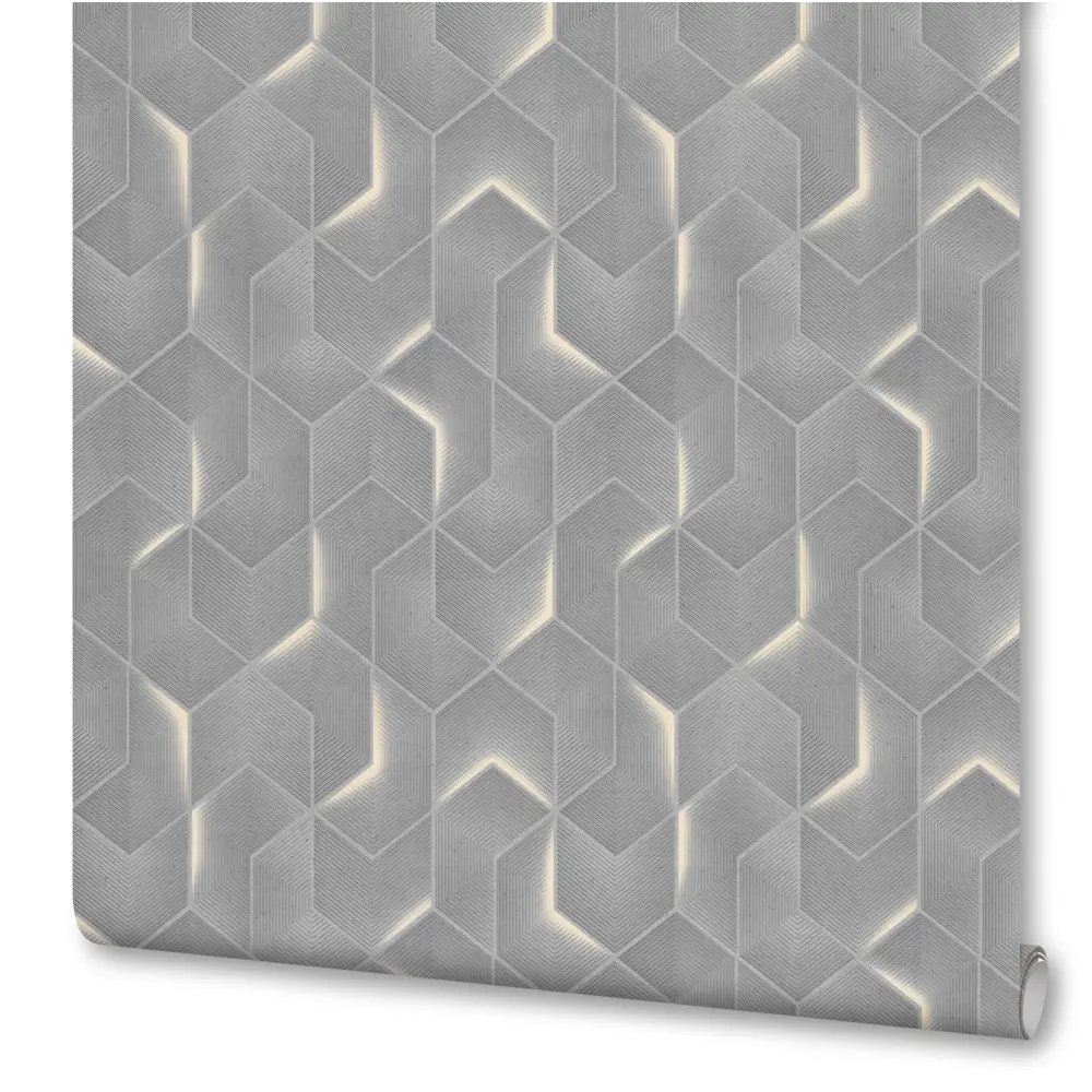 Обои флизелиновые Артекс Квантум темно-серые 1.06 м 11070-05 STLM-2136602