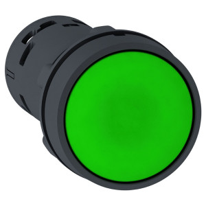 XB7NA35 Кнопка Harmony 22 мм, IP54, Зеленый Schneider Electric Кнопки и лампочки