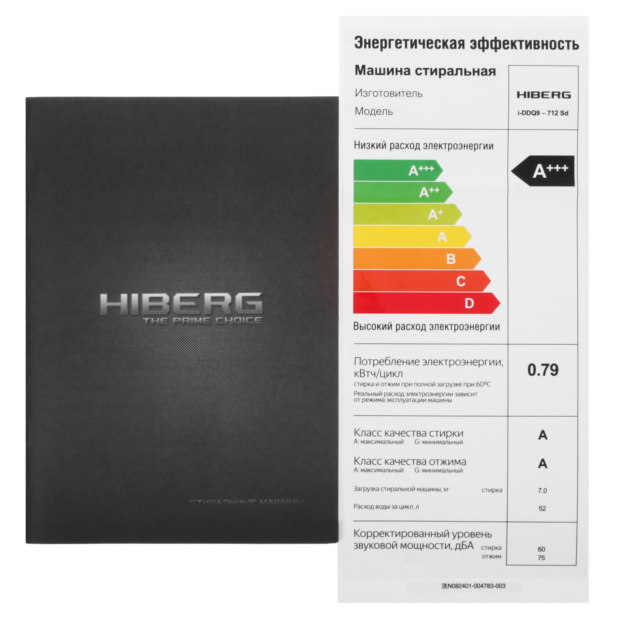 9975379 Стиральная машина HIBERG i-DDQ9-712 Sd серый STDN-0012908 - Вид №11