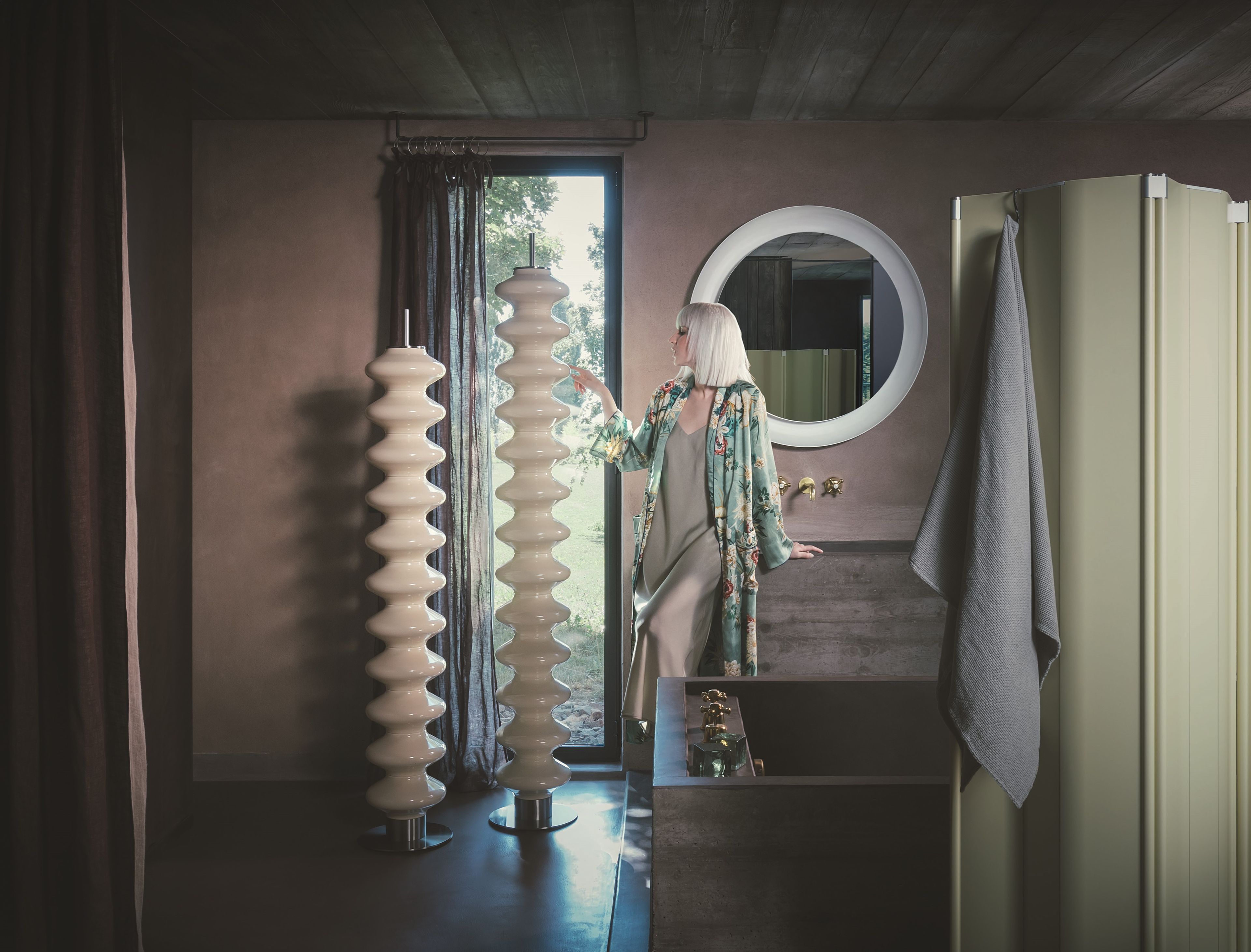 Вертикальный напольный полотенцесушитель Tubes Elements ARCH-00065651 - Вид №1