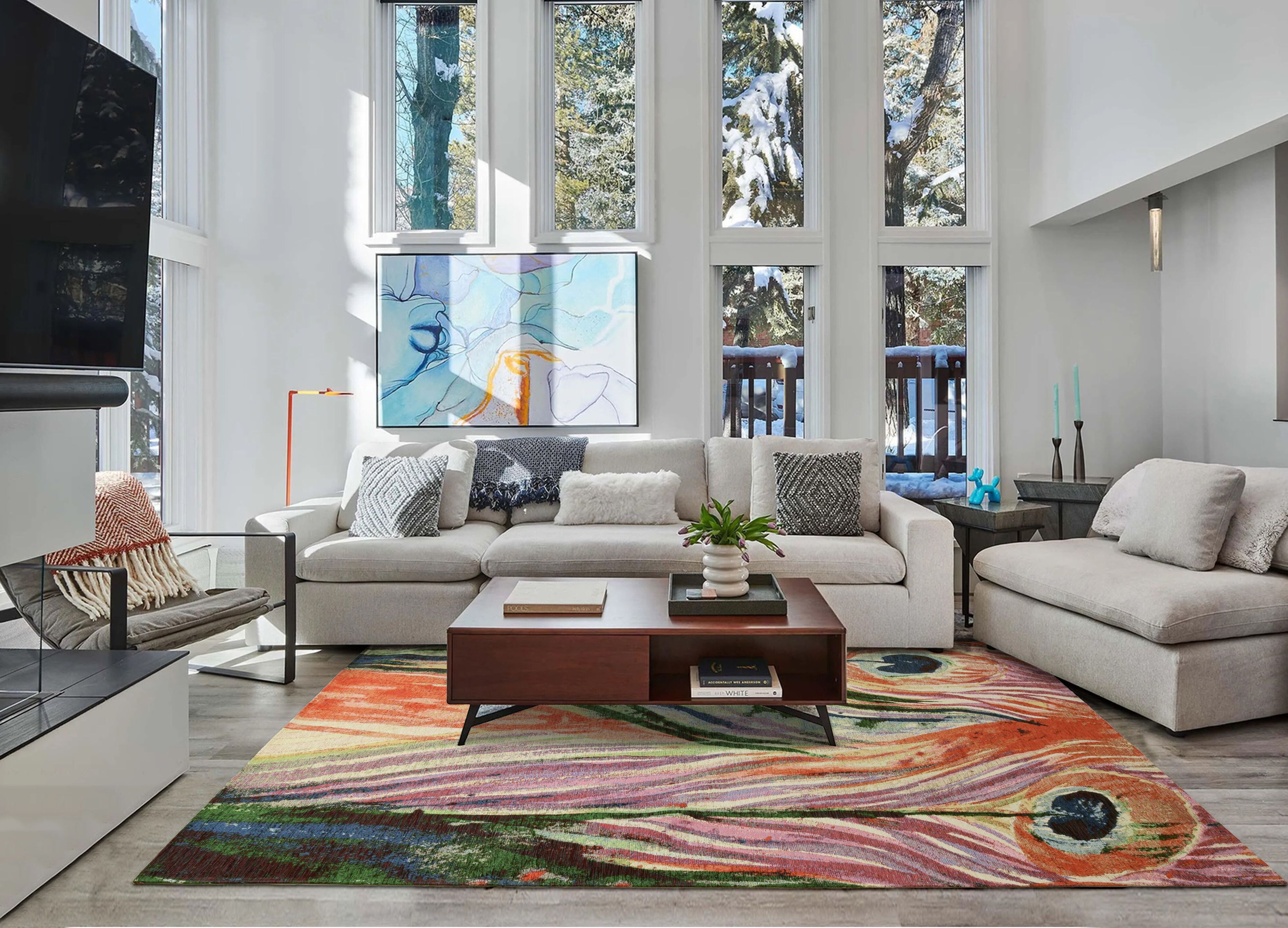 Прямоугольный ковер с рисунком Ademi Essential ARCH-00120029 - Вид №2