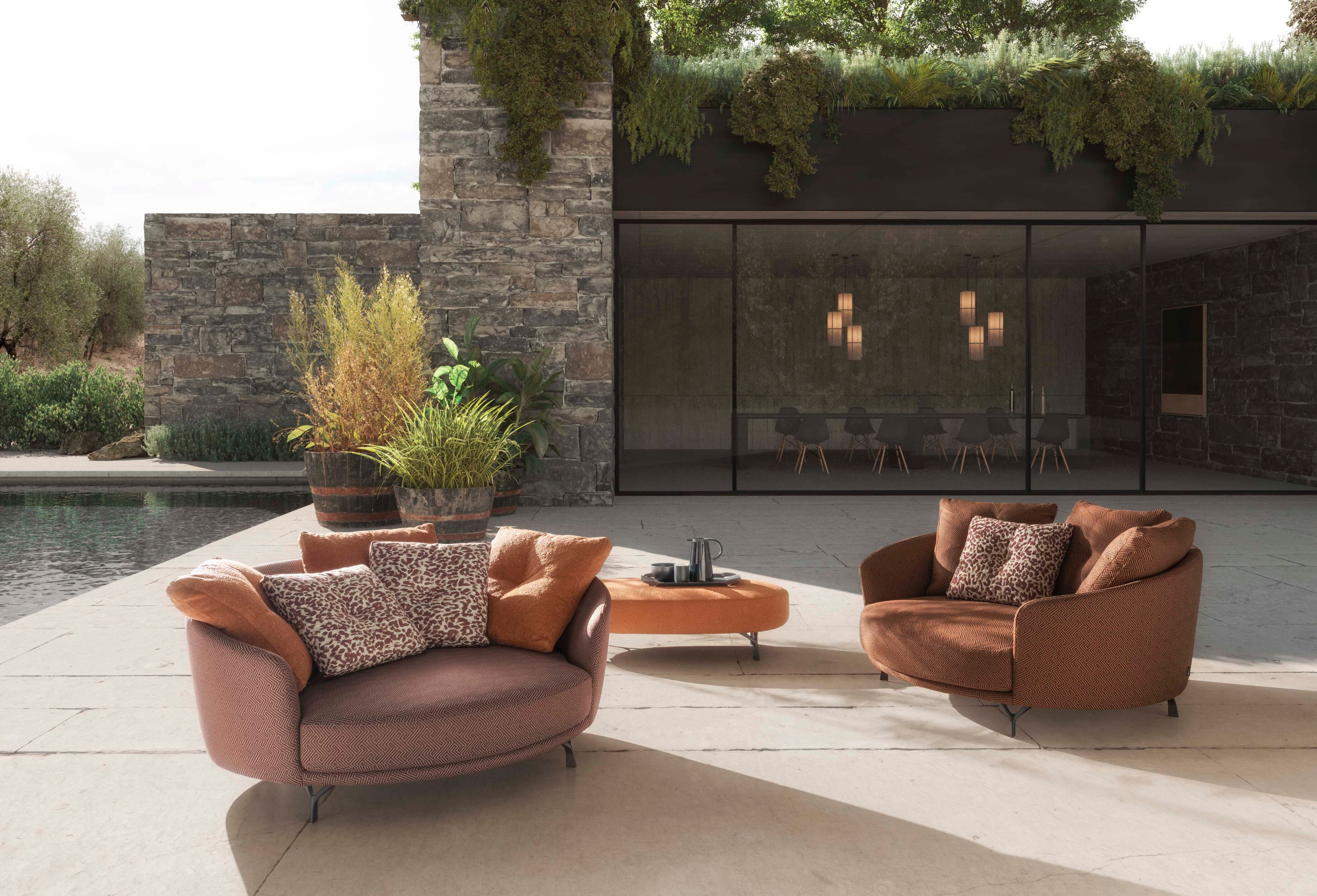 Ткань сад шезлонг VALENTINI Ethos ARCH-00031368 - Вид №2