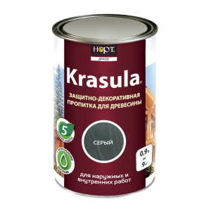 91143941 Защитно-декоративный антисептик для древесины Красула/Krasula серый 0.9 л STLM-0498670 НОРТ
