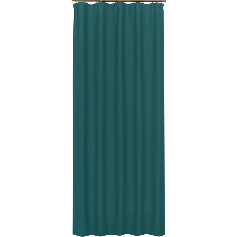Штора на ленте блэкаут Ален 140x270 см цвет малахит ТОРГОВЫЙ ДОМ ТЕКСТИЛЬ STLM-2068259 - Вид №1