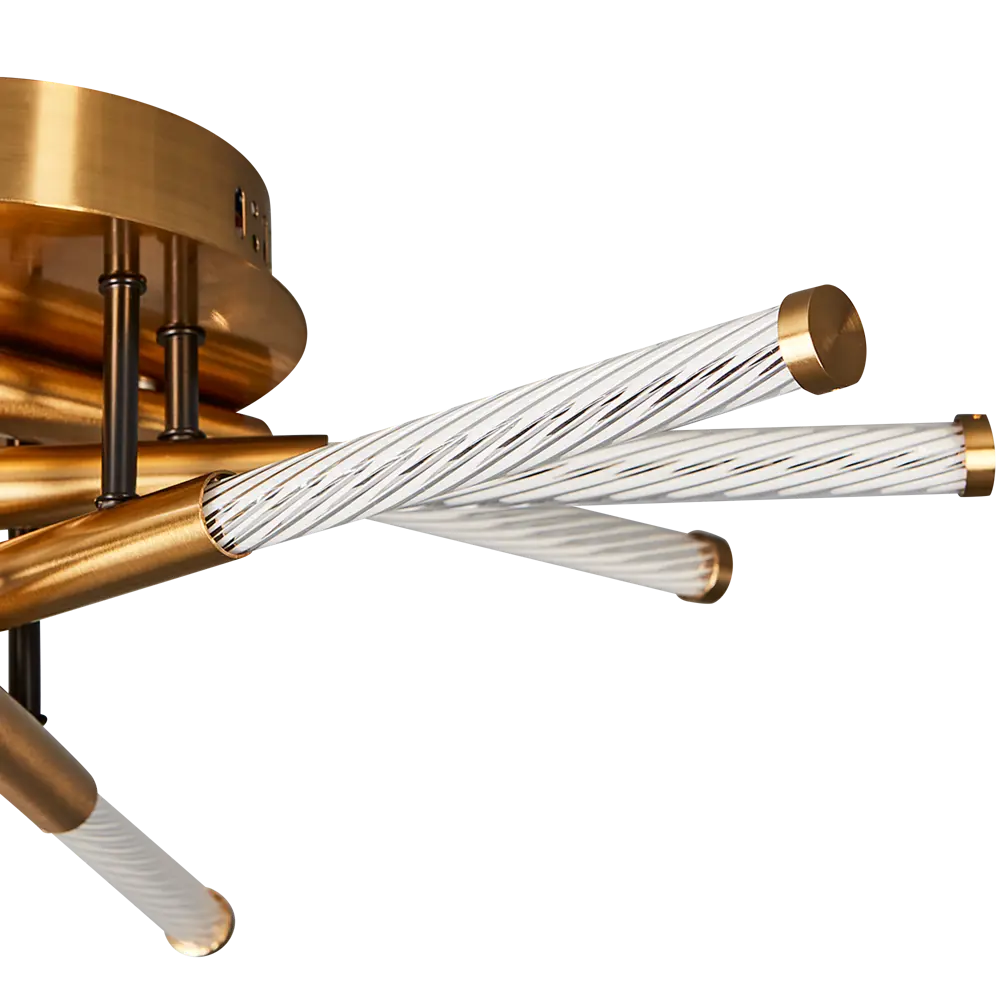 Люстра потолочная светодиодная Vibe FR6098CL-L58BZ цвет бронза 89335097 STLM-2014249 Freya  - Вид №8