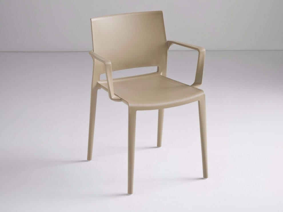 Штабелируемый стул из инженерного пластика с подлокотниками GABER Bakhita ARCH-00068158 - Вид №12