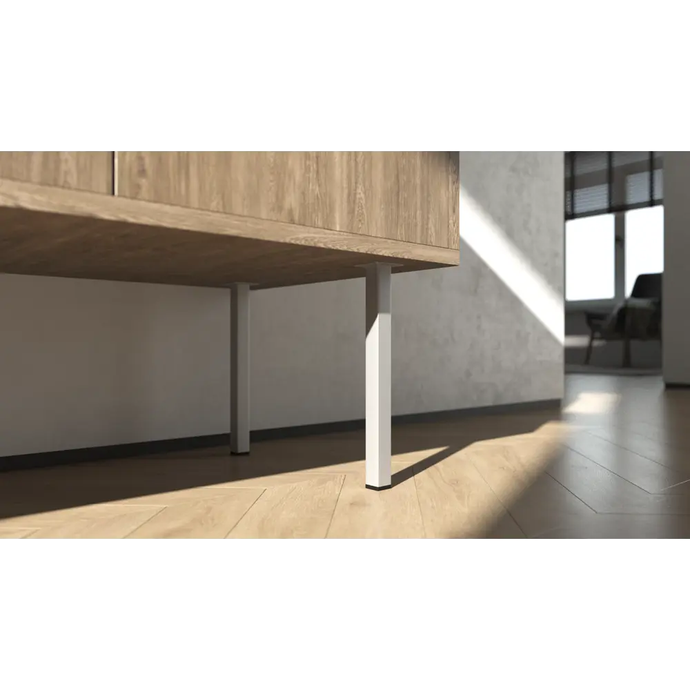 82754098 Ножка квадратная 25x25 мм высота 300 цвет серый STLM-0035487 EDSON  - Вид №5