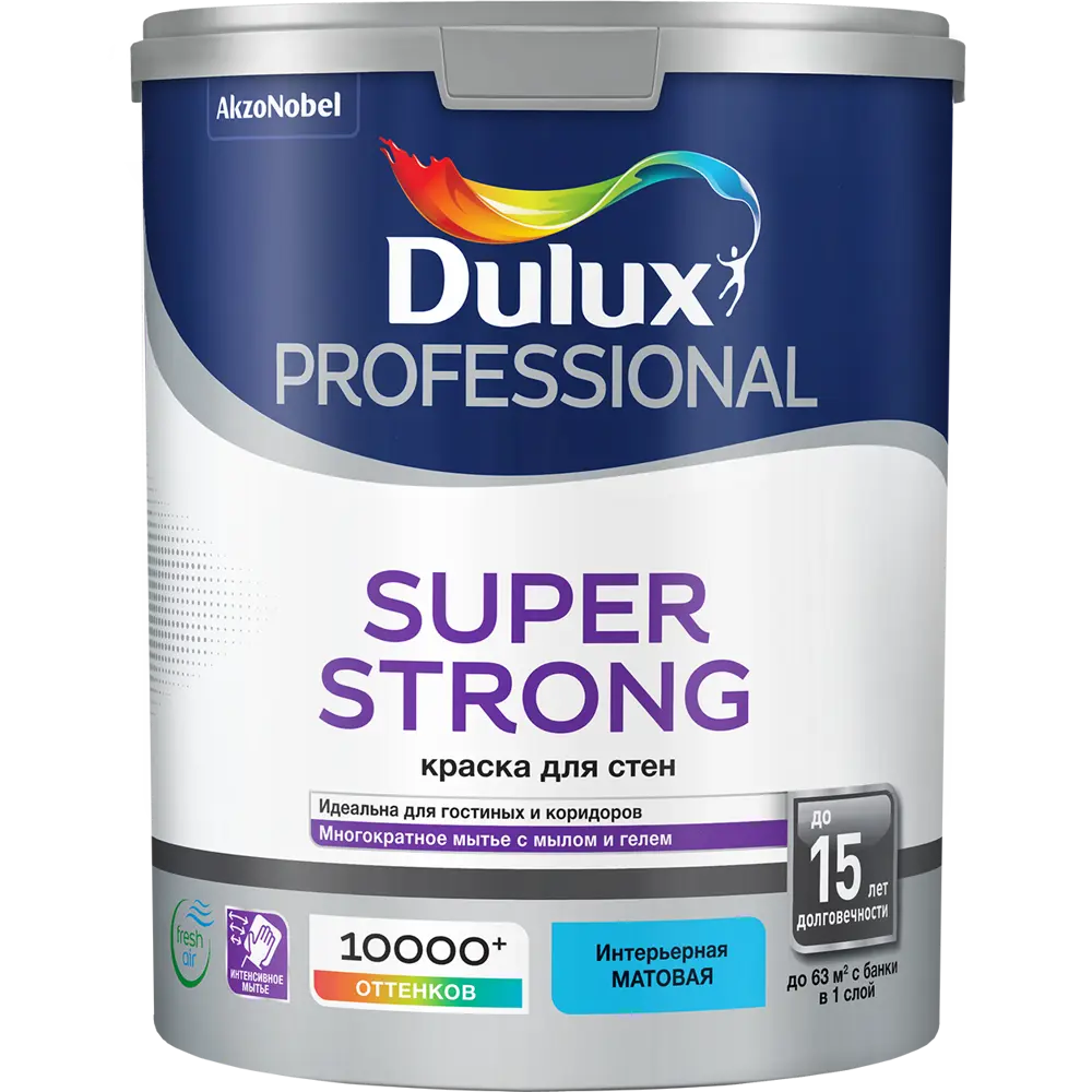Краска Dulux Super Strong база BW 5 л STLM-2043434
