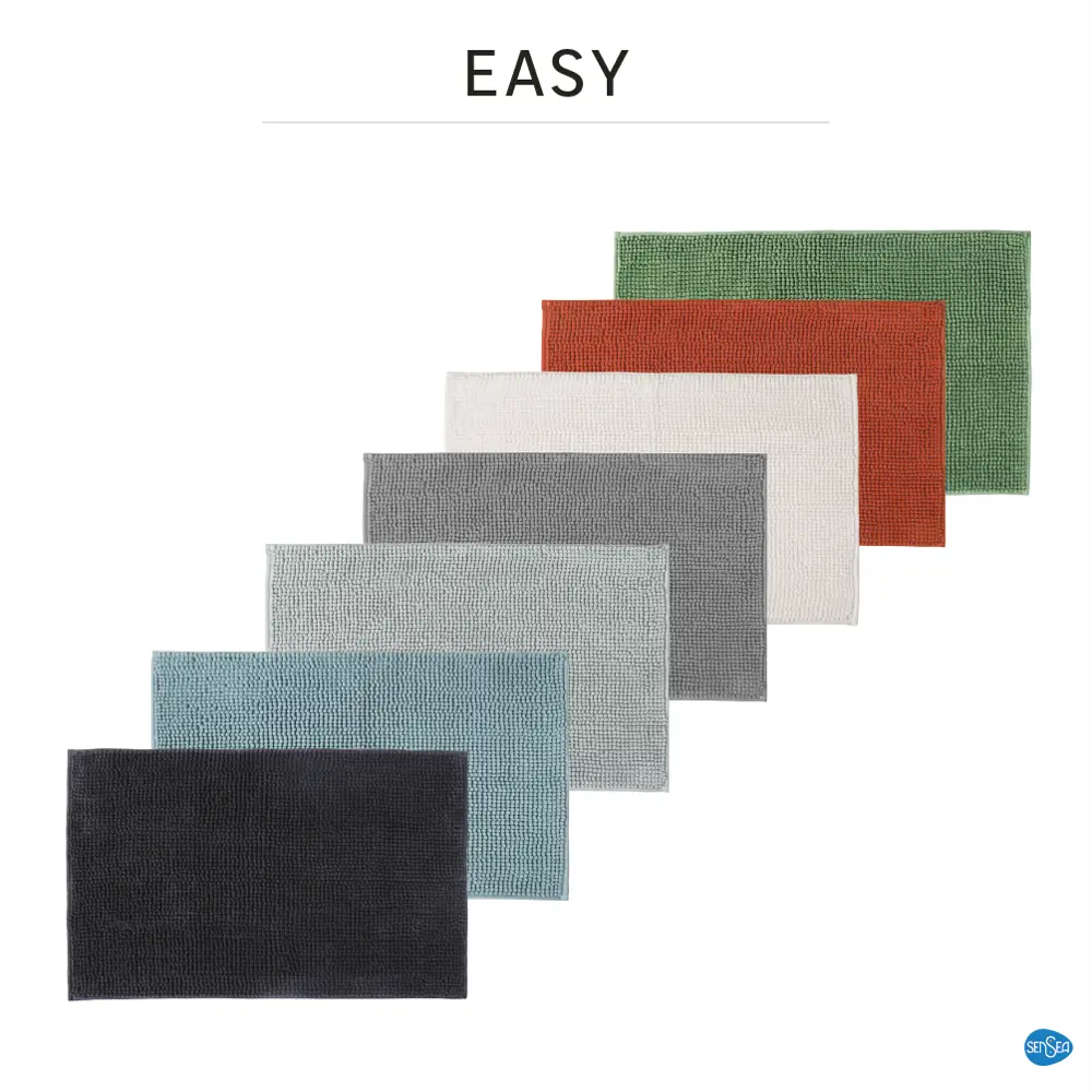 Коврик для ванной Sensea Easy 50x80 см цвет антрацит STLM-2145915 - Вид №3