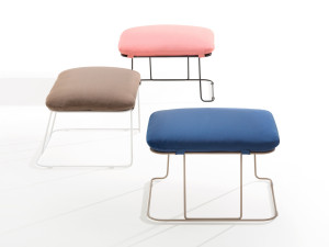 Ткань пуф / подставка для ног