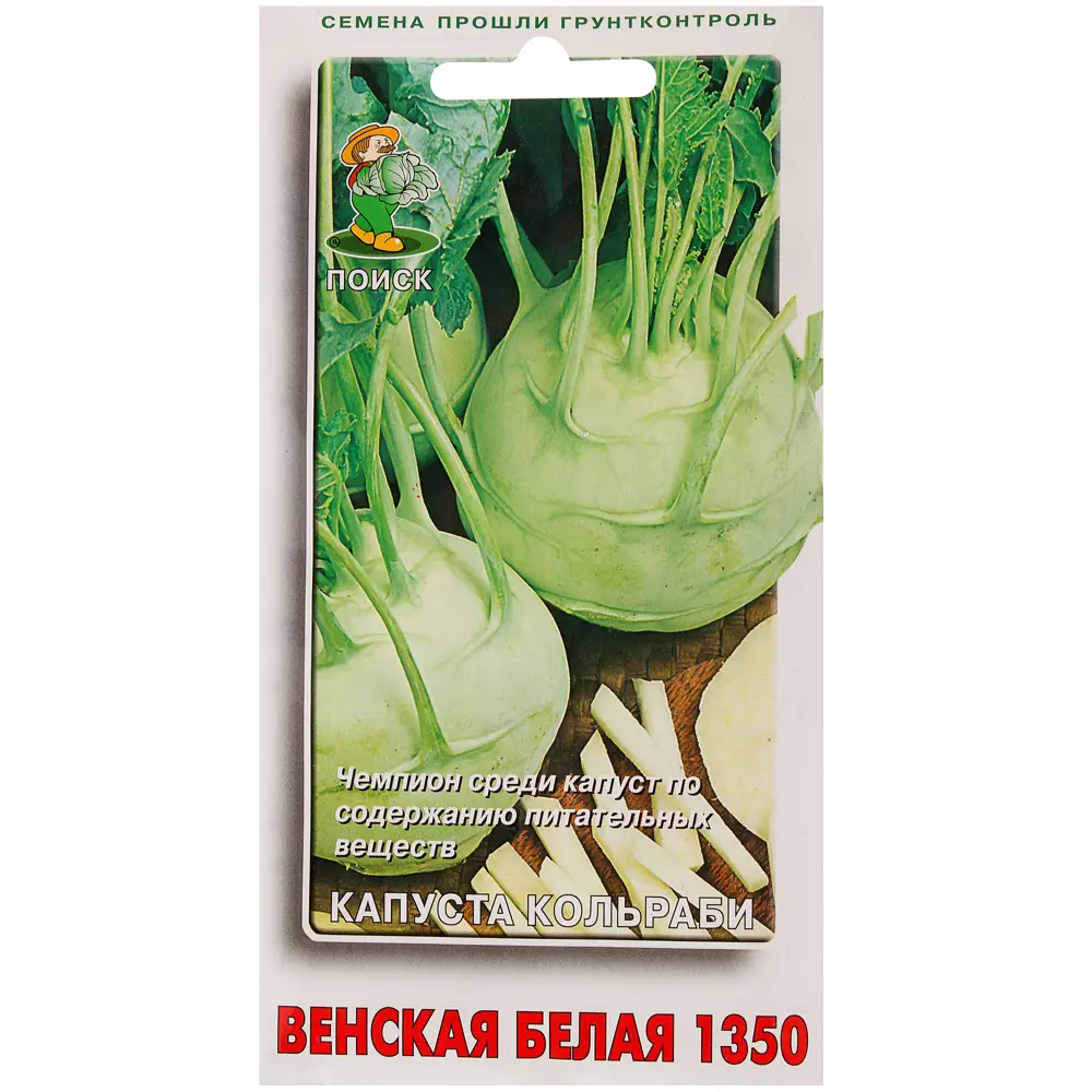 Семена Капуста кольраби «Венская белая» 17229864 STLM-2099829 ПОИСК 