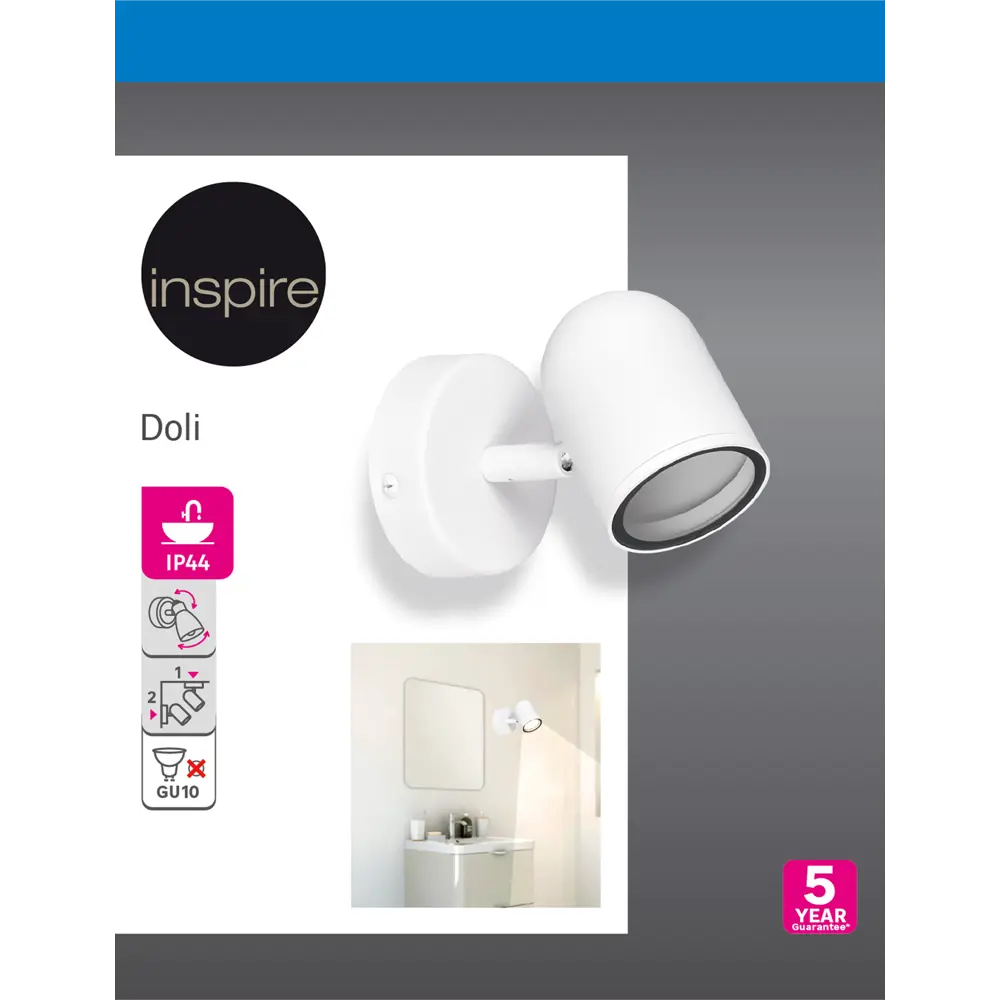 Поворотный спот INSPIRE Technic GU10 в стиле чёрное дерево 82666403 STLM-0033320 - Вид №3