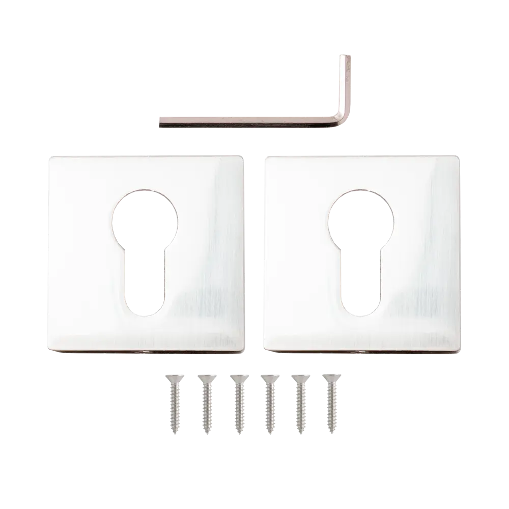 Накладка на замочную скважину Armex DP-C-30-A 52x52 мм цвет никель STLM-2092983 - Вид №1