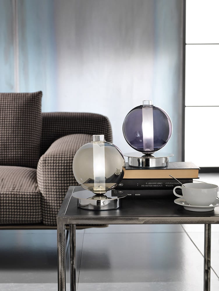 Металлическая настольная лампа из боросиликатного стекла Cangini & Tucci затмение ARCH-00091120 - Вид №1