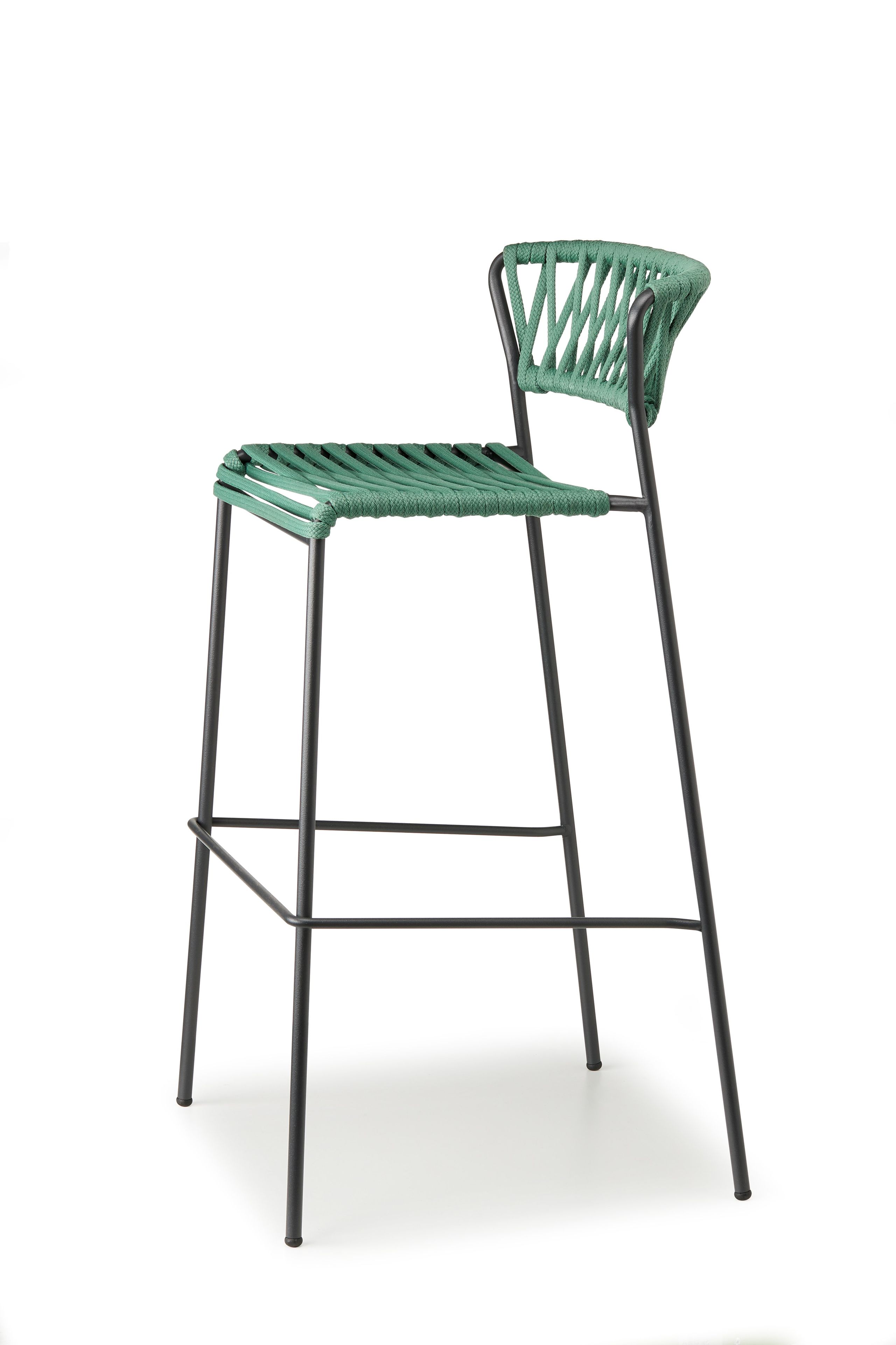 Открытый стальной стул и плетеный морской канат S-CAB Лиза ARCH-00009988 - Вид №1