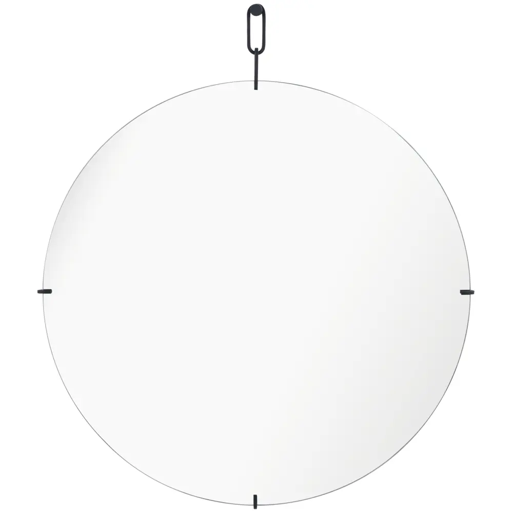 INSPIRE Medal — круглое зеркало без рамы 50 см черное 86484788 STLM-0833510