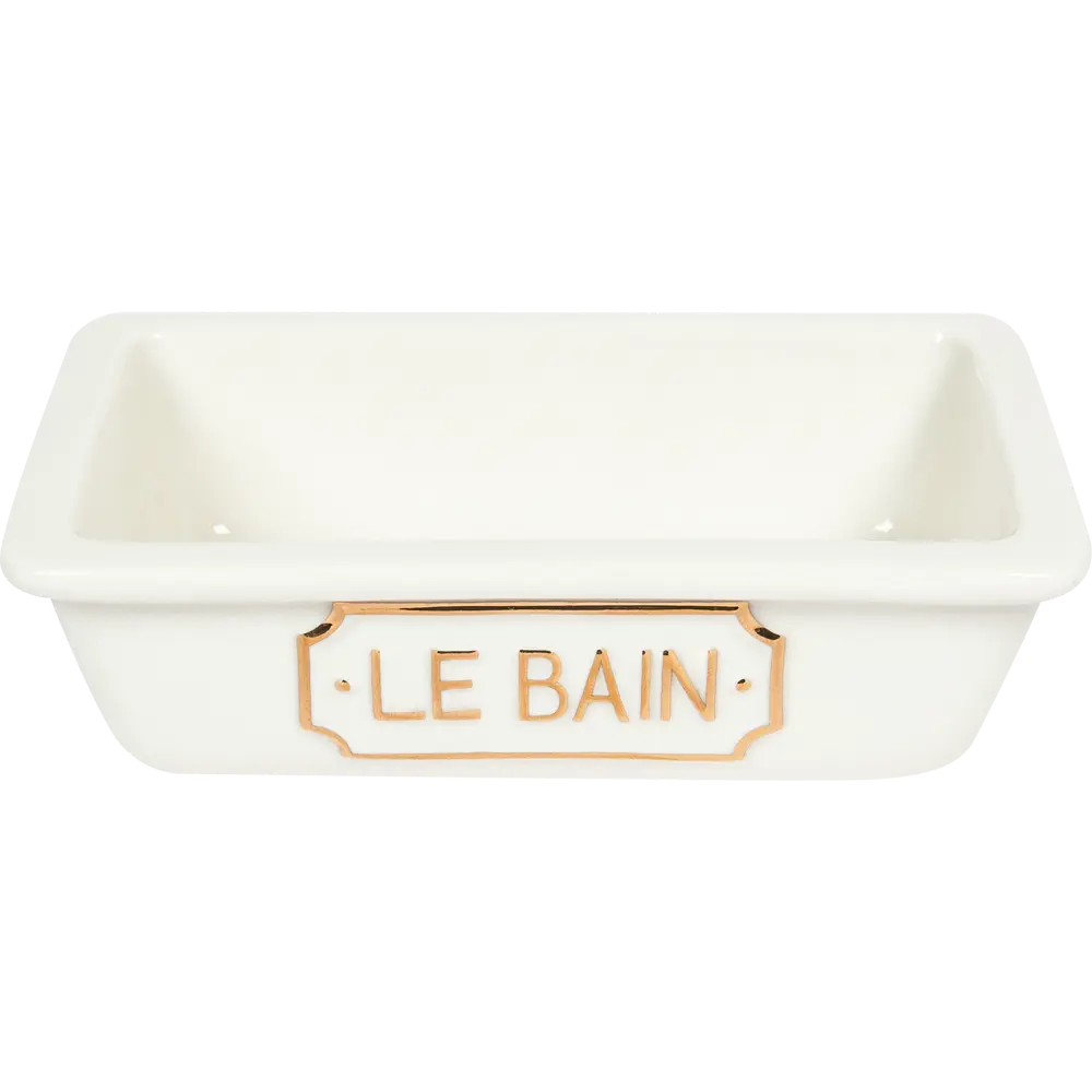 Мыльница Wess Le Bain Blanc керамика цвет белый 82260758 STLM-2137612