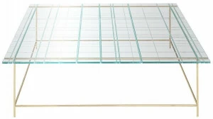 HC28 Cosmo Низкий квадратный стеклянный журнальный столик Grassi 41c023-1