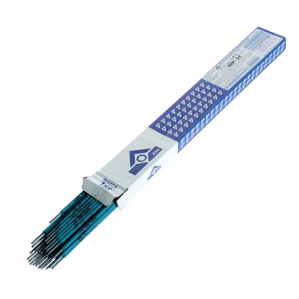 Электроды сталь МР-3С 2.5 мм 1 кг, цвет синий Santreyd STLM-2207422 - Вид №1