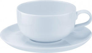 10623522 Portmeirion Чашка чайная с блюдцем Portmeirion "Выбор Портмейрион" 340мл (голубая) Фарфор