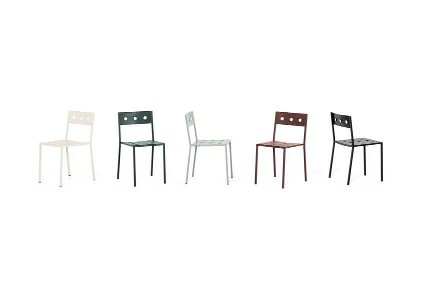 Стальной стул с порошковым покрытием с открытой спинкой Hay балкон ARCH-00152024 - Вид №21