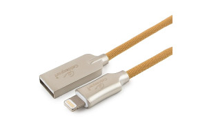 16205258 Кабель USB для Apple MFI AM/Lightning, длина 1 м, золотой, CC-P-APUSB02Gd-1M Cablexpert