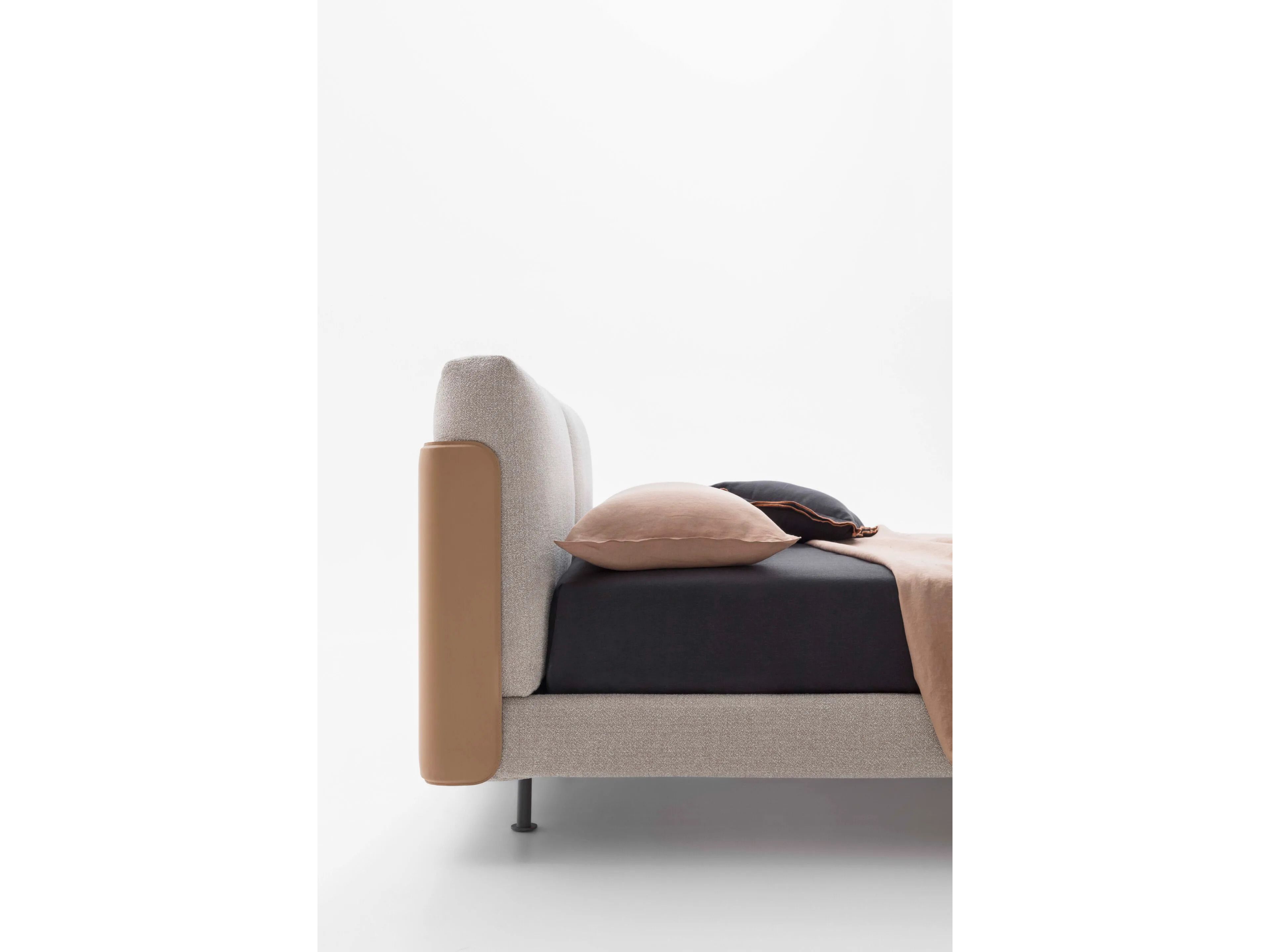 Двуспальная кровать с мягким изголовьем Alf DaFrè HUG ARCH-00011073 - Вид №2