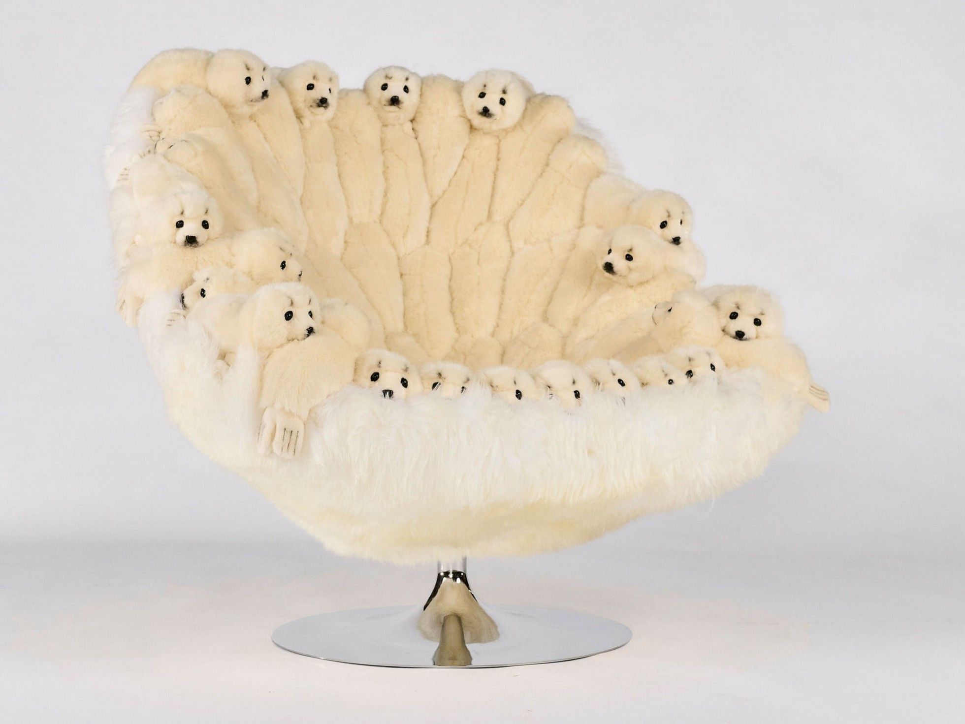 Полиэфирное кресло APCOLLECTION White love ARCH-00136498