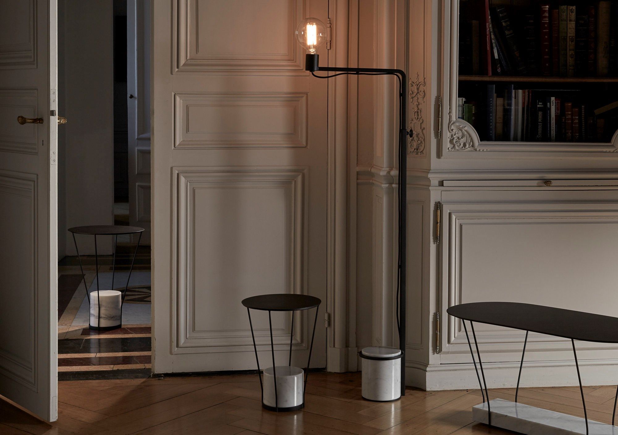 Металлическая регулируемая высота торшер с диммером RADAR INTERIOR Lest ARCH-00119137 - Вид №4