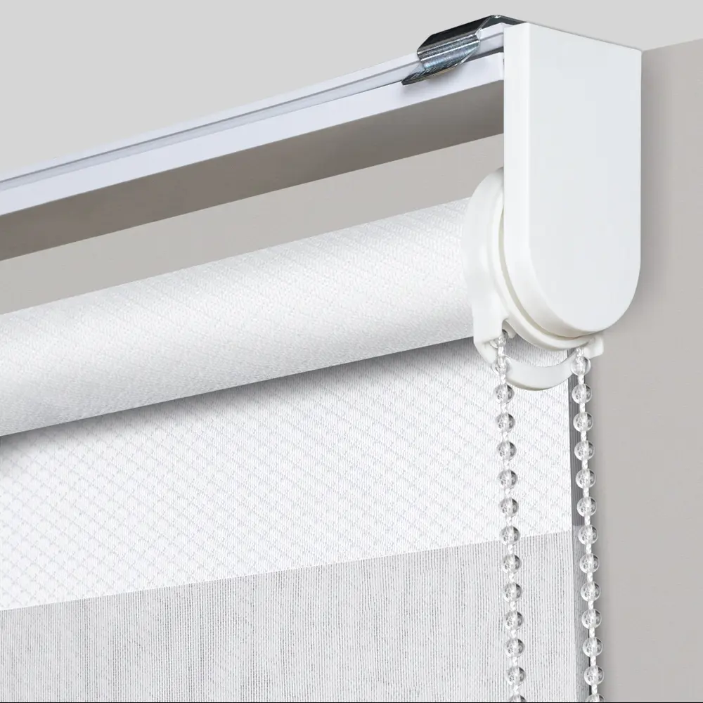 Штора рулонная день-ночь Сиберия 140x175 см белая MIAMOZA Промо 2025 STLM-2000635 - Вид №1