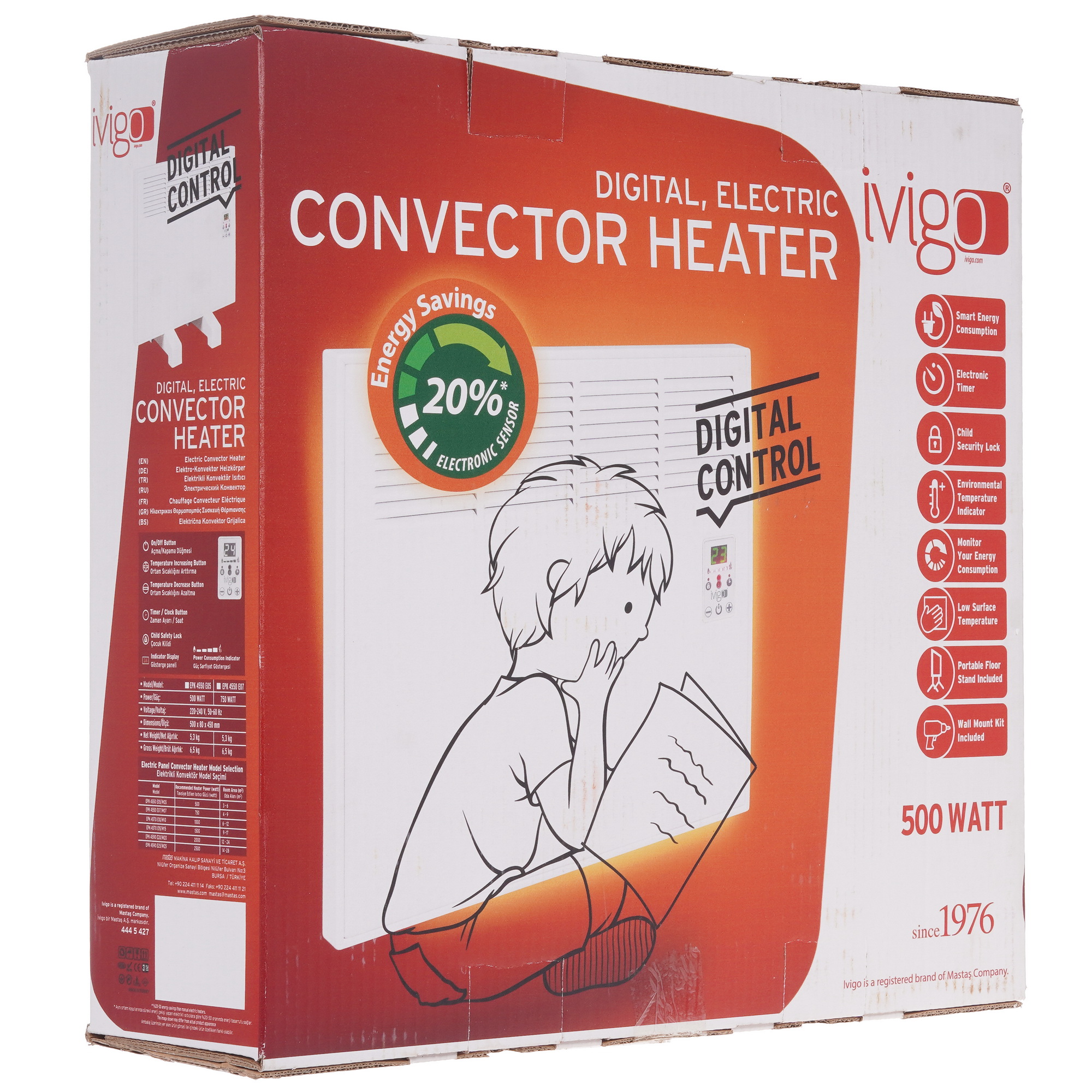 9935425 Конвектор iVigo EPK4550E05 STDN-0079968 - Вид №9