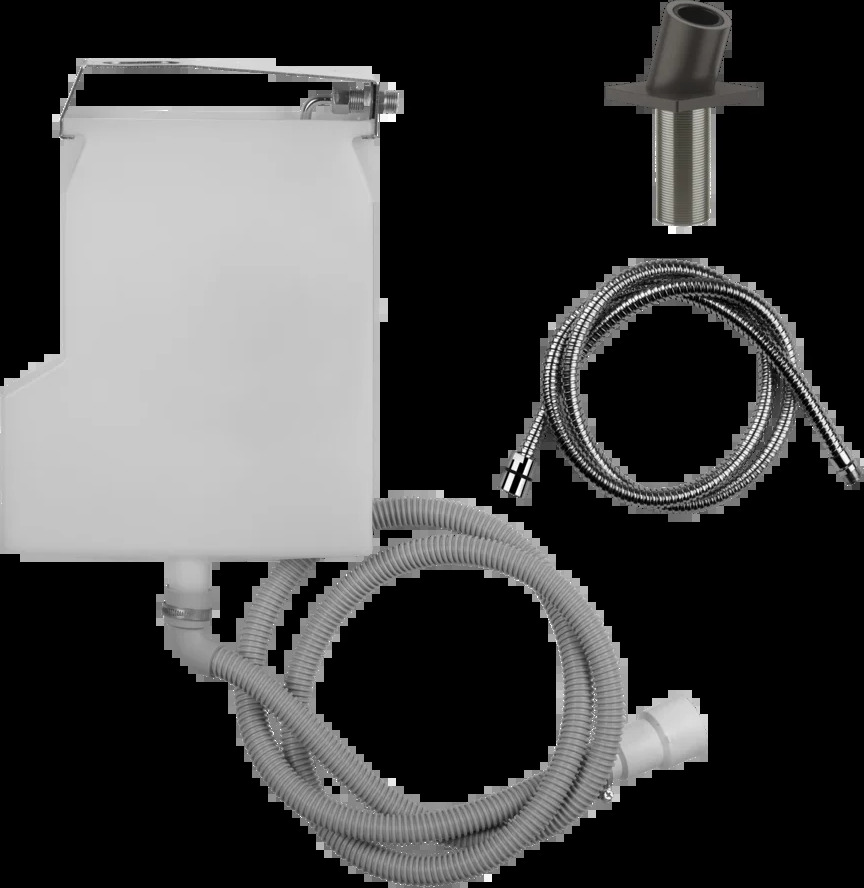 Комплект для слива ручного Душа 59171 707 Gessi  ЧЕРНЫЙ МЕТАЛЛ BR. PVD