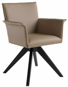 Angel Cerdá Вращающееся кресло на эстакаде из кожзаменителя с подлокотниками New chair 4016 dc689e