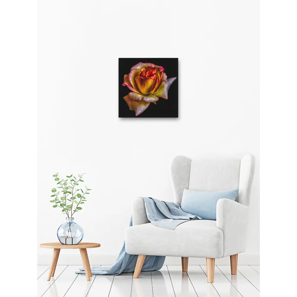 Картина на стекле Цветочная фантазия 1 30x30 см POSTERMARKET STLM-2206519 - Вид №4