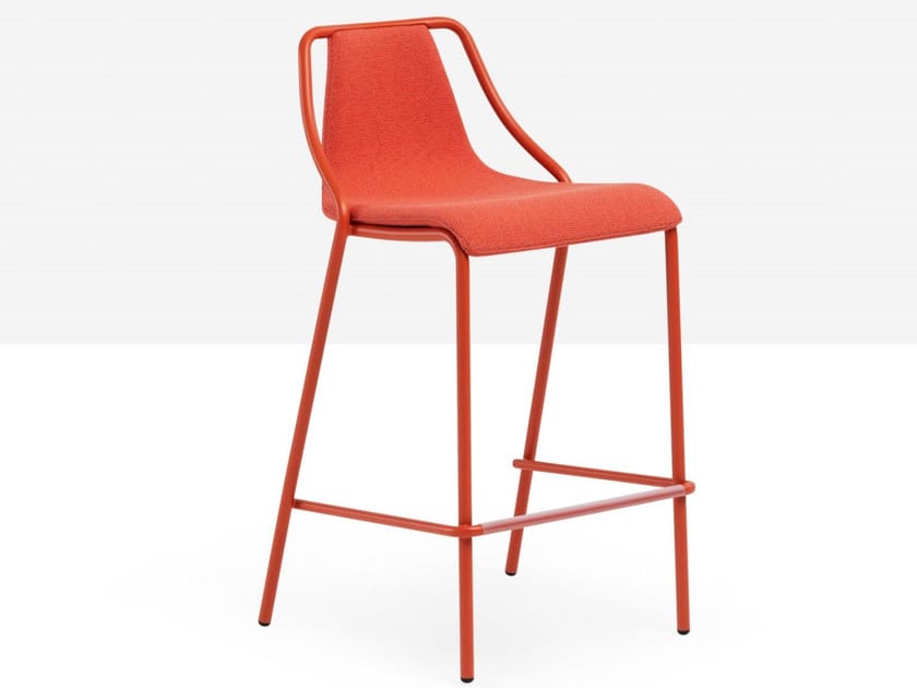Высокий металлический стул с сиденьем Midj ARCH-00045354