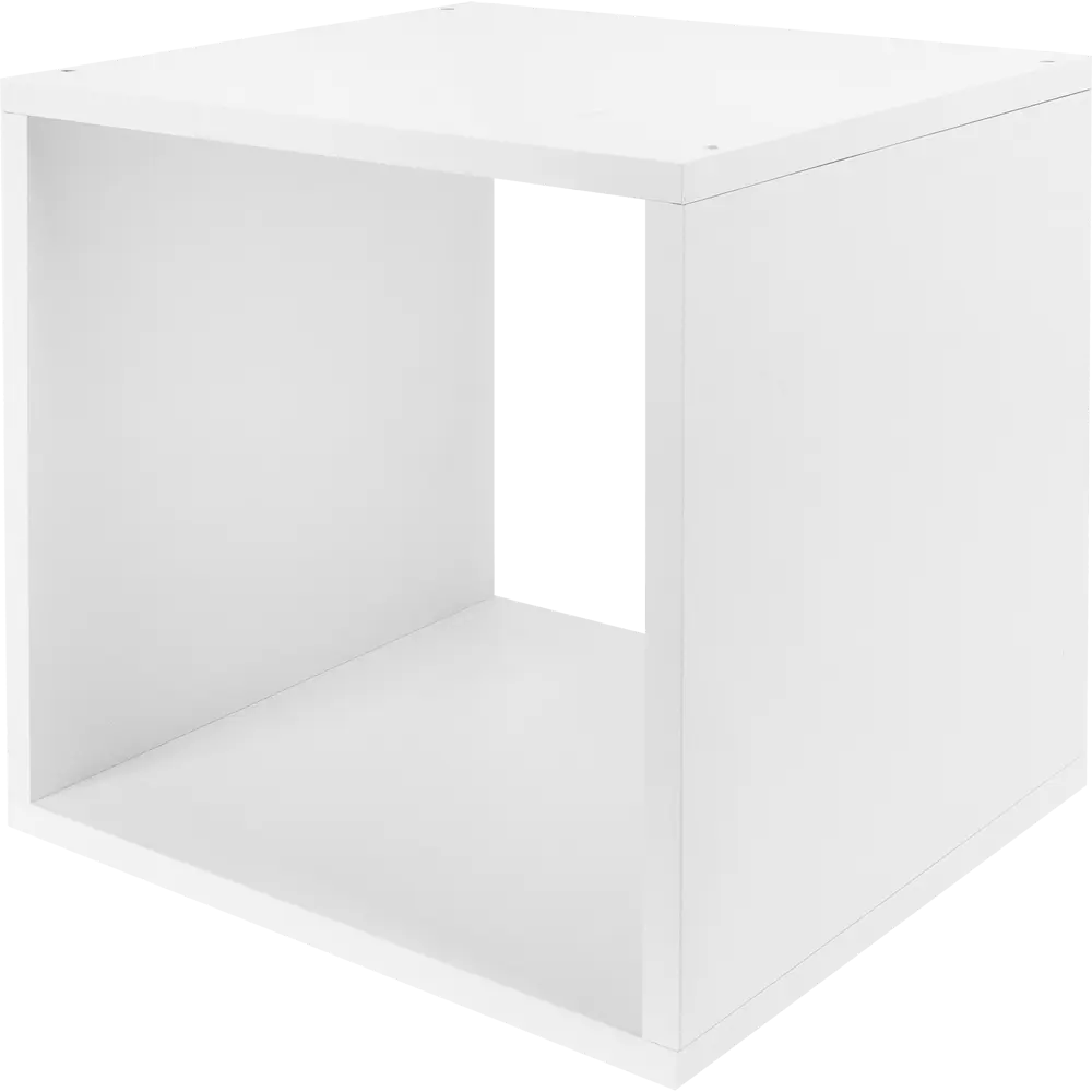 Стеллаж КУБ 1 секция 36х36х32 см ЛДСП цвет белый Santreyd STLM-2200817