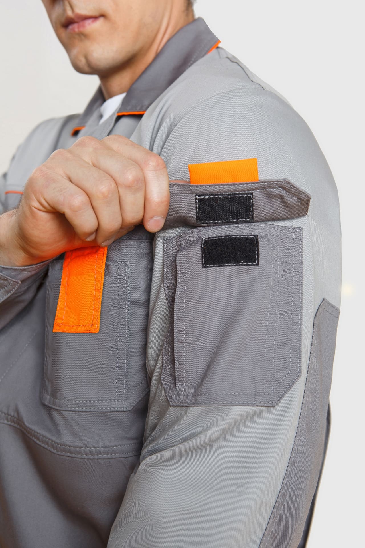 5039612 Костюм "Профессионал-2" темно-серый со светло-серым  Летняя спецодежда  размер 44-46/182-188  - Вид №13