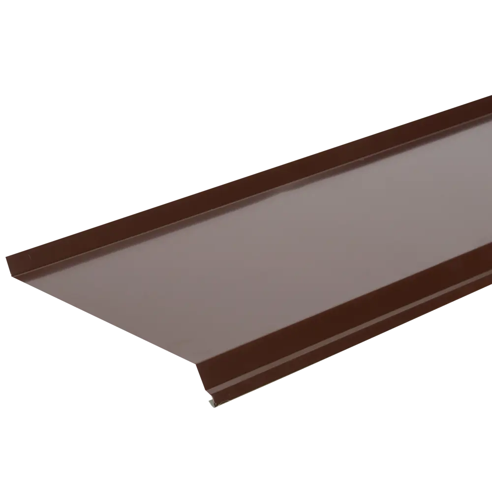 Отлив оцинкованный 150x2000 мм коричневый ВЕГА STLM-2071007