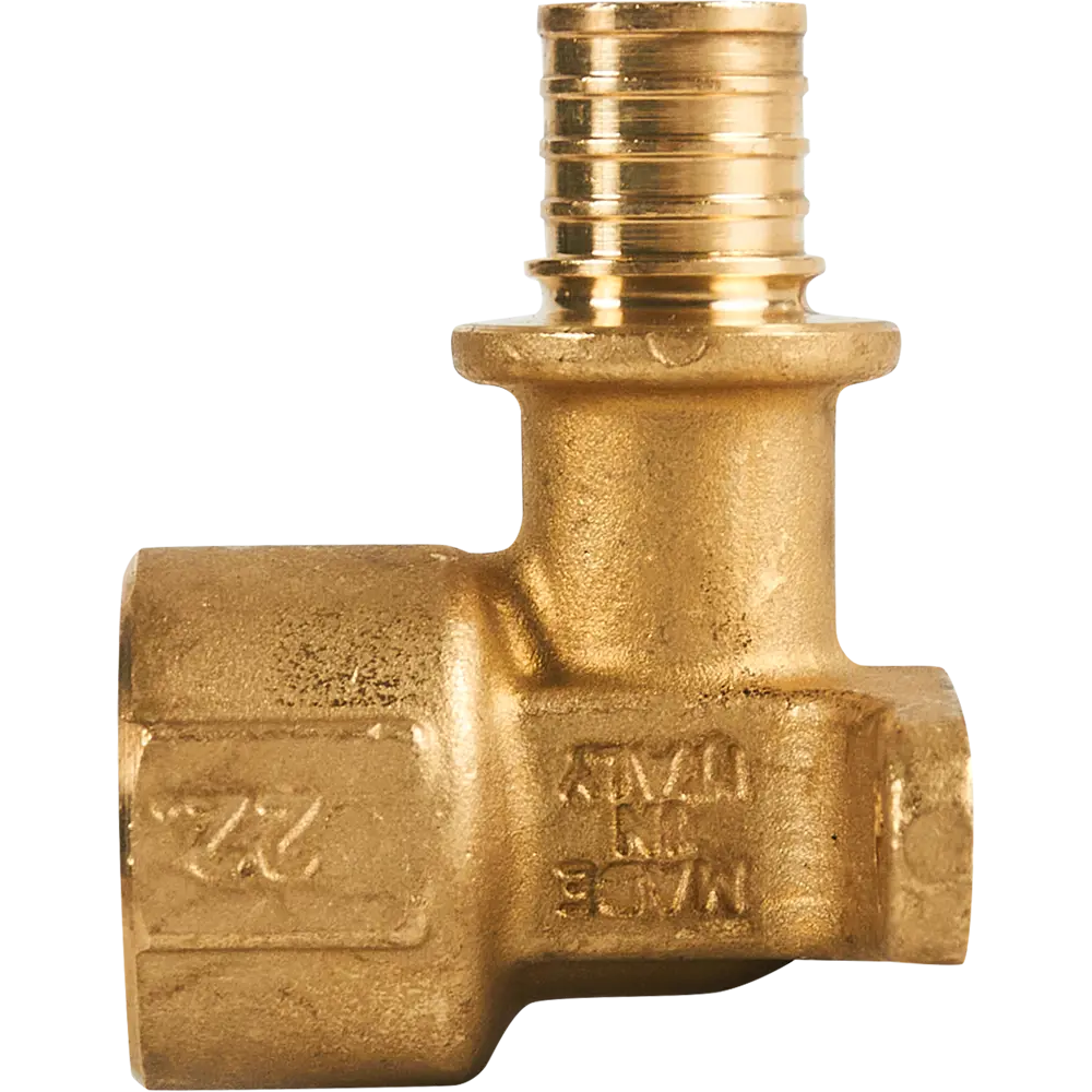 STOUT Угольник настенный латунный 1/2"x16 мм для систем водоснабжения 82197798 STLM-0021702 - Вид №3